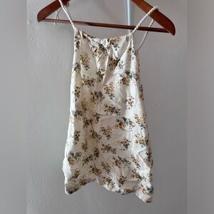 Sezane tank top flowers